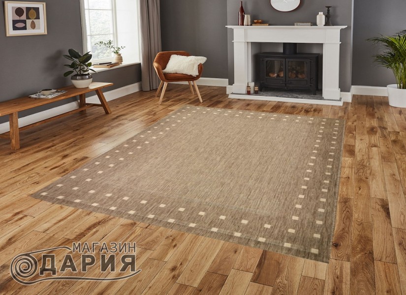 Тъкан килим Флорлукс 20329 coffee-natural